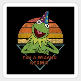 Yer A Wizard Kermit Magnet
